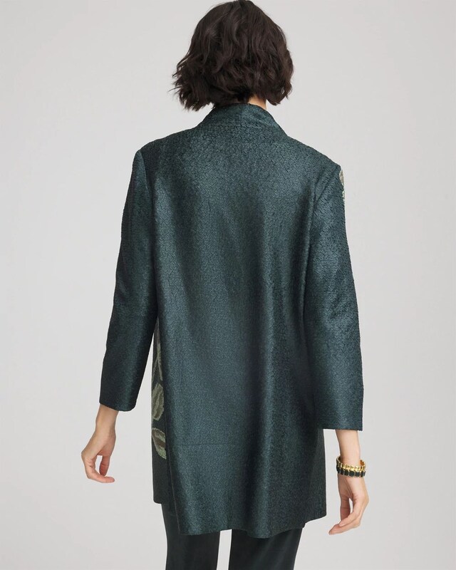 Travelers Collection Artisanal Crushed Reversible Jacket - image 3